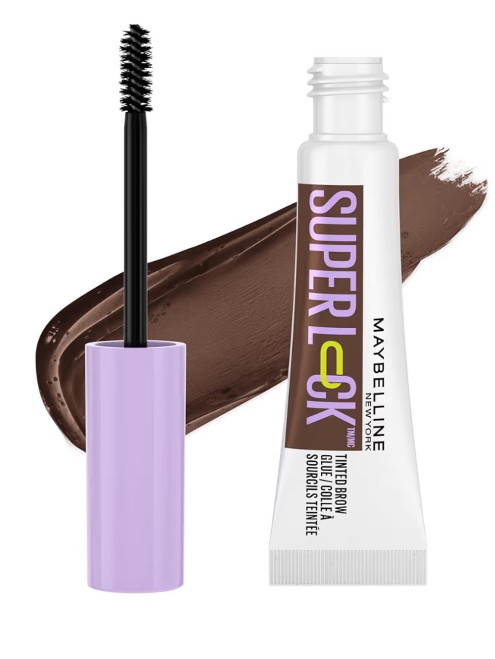 Maybelline Superlock Tinted Brow Gel Deep Brown New Makeup